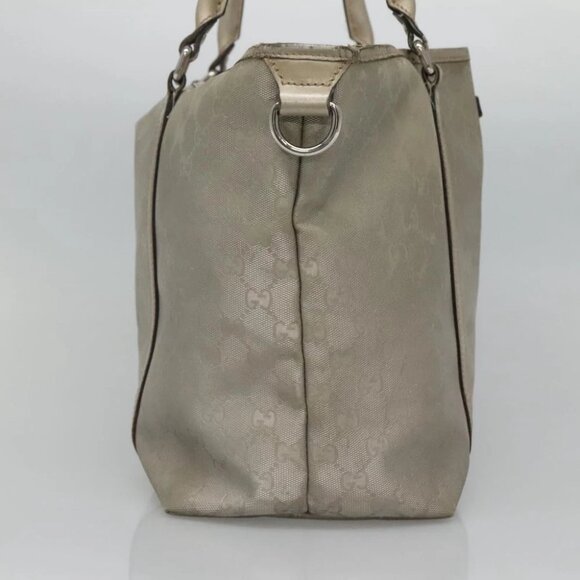 GUCCI GG Implementation Tote Bag Silver 197953 Auth 129342 - Picture 4 of 15
